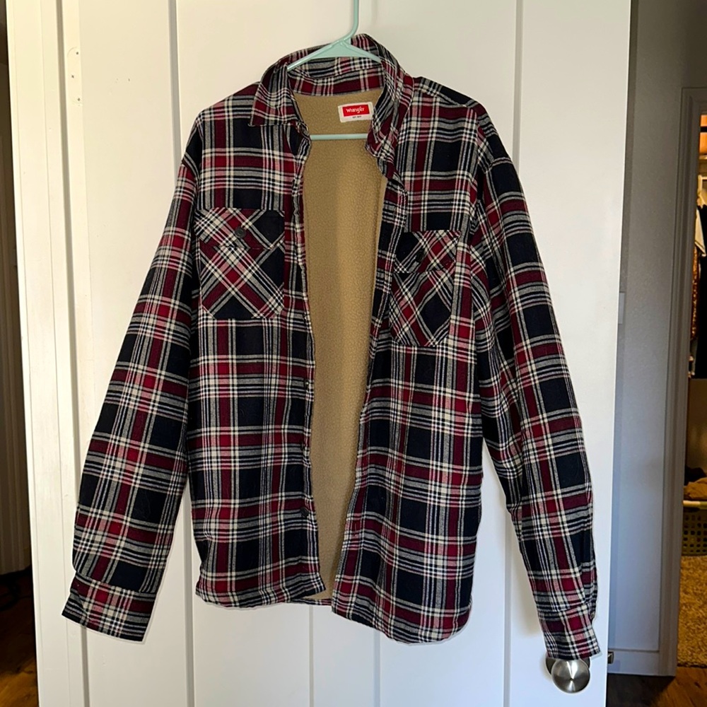 Wrangler Men’s Fleece Lined Flannel